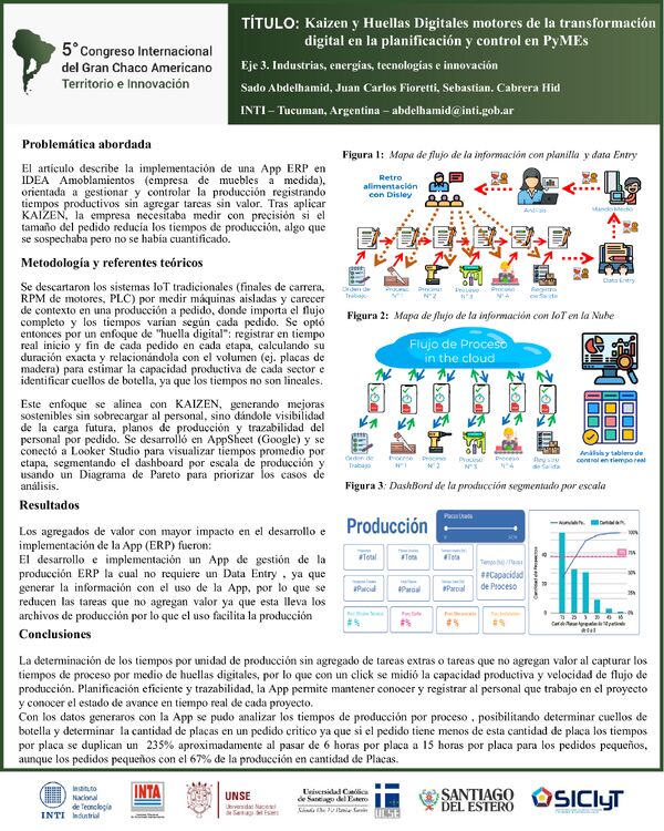 Vista previa: Kaizen y Huellas Digitales motores de la transformación digital en la planificación y control en PyMEs