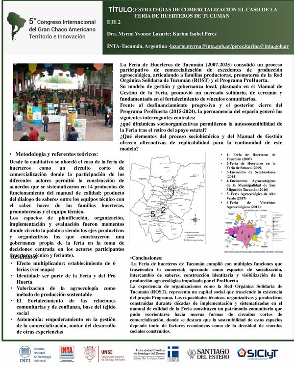 Vista previa: ESTRATEGIAS DE COMERCIALIZACION EL CASO DE LA FERIA DE HUERTEROS DE TUCUMAN